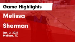 Melissa  vs Sherman  Game Highlights - Jan. 2, 2024