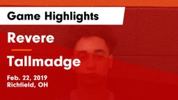 Revere  vs Tallmadge  Game Highlights - Feb. 22, 2019