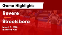 Revere  vs Streetsboro  Game Highlights - March 5, 2020