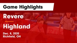 Revere  vs Highland  Game Highlights - Dec. 8, 2020