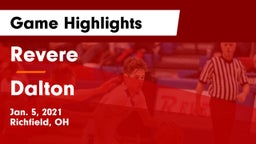 Revere  vs Dalton  Game Highlights - Jan. 5, 2021