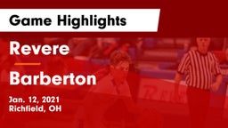 Revere  vs Barberton  Game Highlights - Jan. 12, 2021