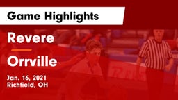 Revere  vs Orrville  Game Highlights - Jan. 16, 2021