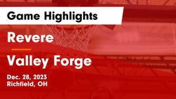 Revere  vs Valley Forge  Game Highlights - Dec. 28, 2023