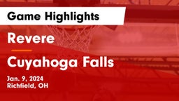 Revere  vs Cuyahoga Falls  Game Highlights - Jan. 9, 2024