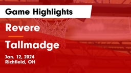 Revere  vs Tallmadge  Game Highlights - Jan. 12, 2024