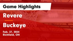 Revere  vs Buckeye  Game Highlights - Feb. 27, 2024