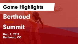 Berthoud  vs Summit  Game Highlights - Dec. 9, 2017