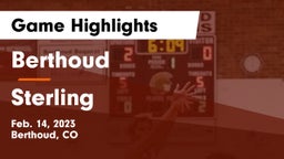 Berthoud  vs Sterling  Game Highlights - Feb. 14, 2023