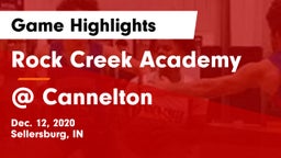 Rock Creek Academy  vs @ Cannelton  Game Highlights - Dec. 12, 2020
