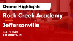 Rock Creek Academy  vs Jeffersonville  Game Highlights - Feb. 4, 2021