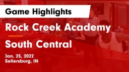 Rock Creek Academy  vs South Central  Game Highlights - Jan. 25, 2022