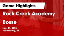 Rock Creek Academy  vs Bosse  Game Highlights - Jan. 14, 2023