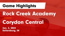 Rock Creek Academy  vs Corydon Central  Game Highlights - Jan. 3, 2024