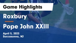 Roxbury  vs Pope John XXIII  Game Highlights - April 5, 2023