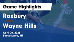 Roxbury  vs Wayne Hills  Game Highlights - April 20, 2023