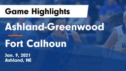 Ashland-Greenwood  vs Fort Calhoun  Game Highlights - Jan. 9, 2021