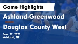 Ashland-Greenwood  vs Douglas County West  Game Highlights - Jan. 27, 2021
