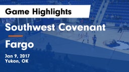 Southwest Covenant  vs Fargo  Game Highlights - Jan 9, 2017