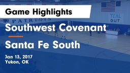 Southwest Covenant  vs Santa Fe South  Game Highlights - Jan 13, 2017