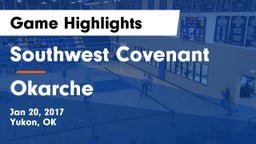Southwest Covenant  vs Okarche  Game Highlights - Jan 20, 2017