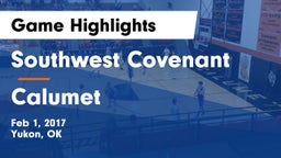 Southwest Covenant  vs Calumet  Game Highlights - Feb 1, 2017