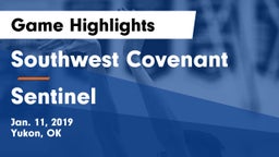 Southwest Covenant  vs Sentinel Game Highlights - Jan. 11, 2019