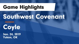 Southwest Covenant  vs Coyle Game Highlights - Jan. 24, 2019