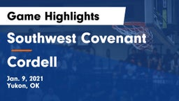 Southwest Covenant  vs Cordell  Game Highlights - Jan. 9, 2021
