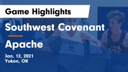 Southwest Covenant  vs Apache  Game Highlights - Jan. 12, 2021