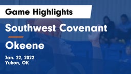 Southwest Covenant  vs Okeene  Game Highlights - Jan. 22, 2022