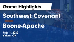 Southwest Covenant  vs Boone-Apache Game Highlights - Feb. 1, 2022