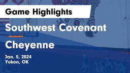 Southwest Covenant  vs Cheyenne Game Highlights - Jan. 5, 2024