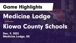 Medicine Lodge  vs Kiowa County Schools Game Highlights - Dec. 9, 2023