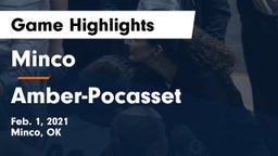 Minco  vs Amber-Pocasset  Game Highlights - Feb. 1, 2021