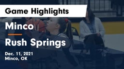 Minco  vs Rush Springs  Game Highlights - Dec. 11, 2021