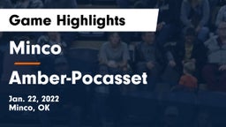 Minco  vs Amber-Pocasset  Game Highlights - Jan. 22, 2022