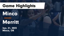 Minco  vs Merritt  Game Highlights - Jan. 31, 2023