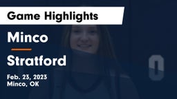 Minco  vs Stratford  Game Highlights - Feb. 23, 2023