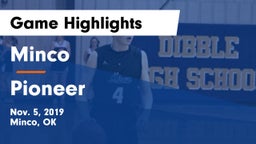 Minco  vs Pioneer  Game Highlights - Nov. 5, 2019