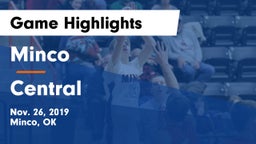 Minco  vs Central  Game Highlights - Nov. 26, 2019