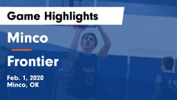 Minco  vs Frontier  Game Highlights - Feb. 1, 2020