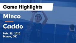 Minco  vs Caddo Game Highlights - Feb. 29, 2020