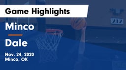 Minco  vs Dale  Game Highlights - Nov. 24, 2020