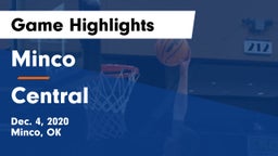 Minco  vs Central  Game Highlights - Dec. 4, 2020