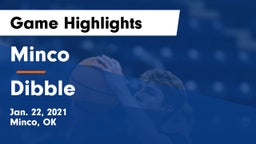 Minco  vs Dibble Game Highlights - Jan. 22, 2021