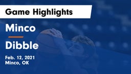 Minco  vs Dibble  Game Highlights - Feb. 12, 2021