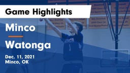 Minco  vs Watonga  Game Highlights - Dec. 11, 2021