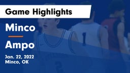 Minco  vs Ampo Game Highlights - Jan. 22, 2022