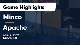 Minco  vs Apache  Game Highlights - Jan. 7, 2023